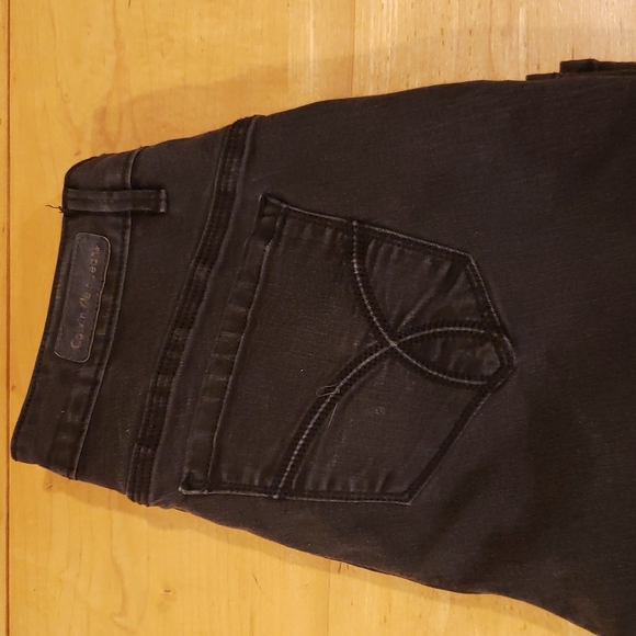 Calvin Klein black denim boot cut jeans - Picture 6 of 9